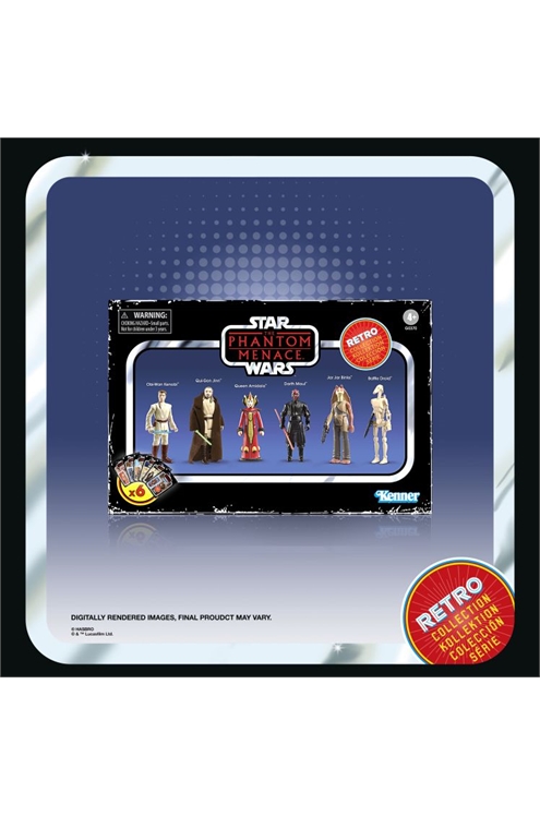 Star Wars The Retro Collection The Phantom Menace Multipack (Limit 2 Per Customer) 