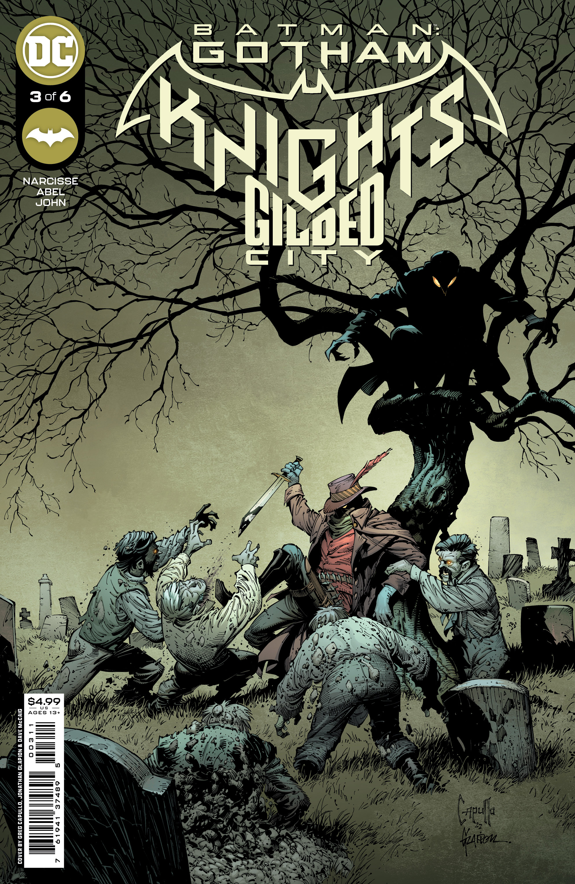 Batman Gotham Knights Gilded City #3 Cover A Greg Capullo & Jonathan Glapion (Of 6)