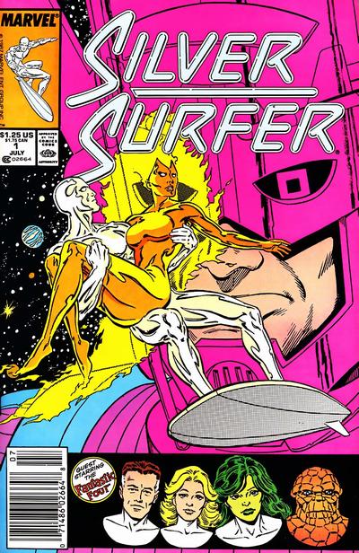 Silver Surfer #1 [Newsstand]-Fine (5.5 – 7)