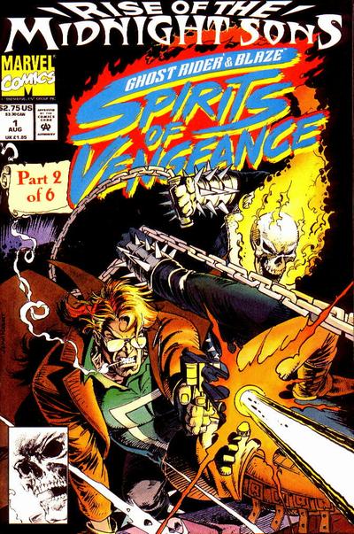 Ghost Rider / Blaze: Spirits of Vengeance #1 Polybagged With Bonus Poster [Direct] - Fn/Vf 7.0