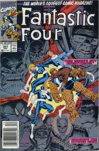 Fantastic Four #347 [Newsstand] - Fn+