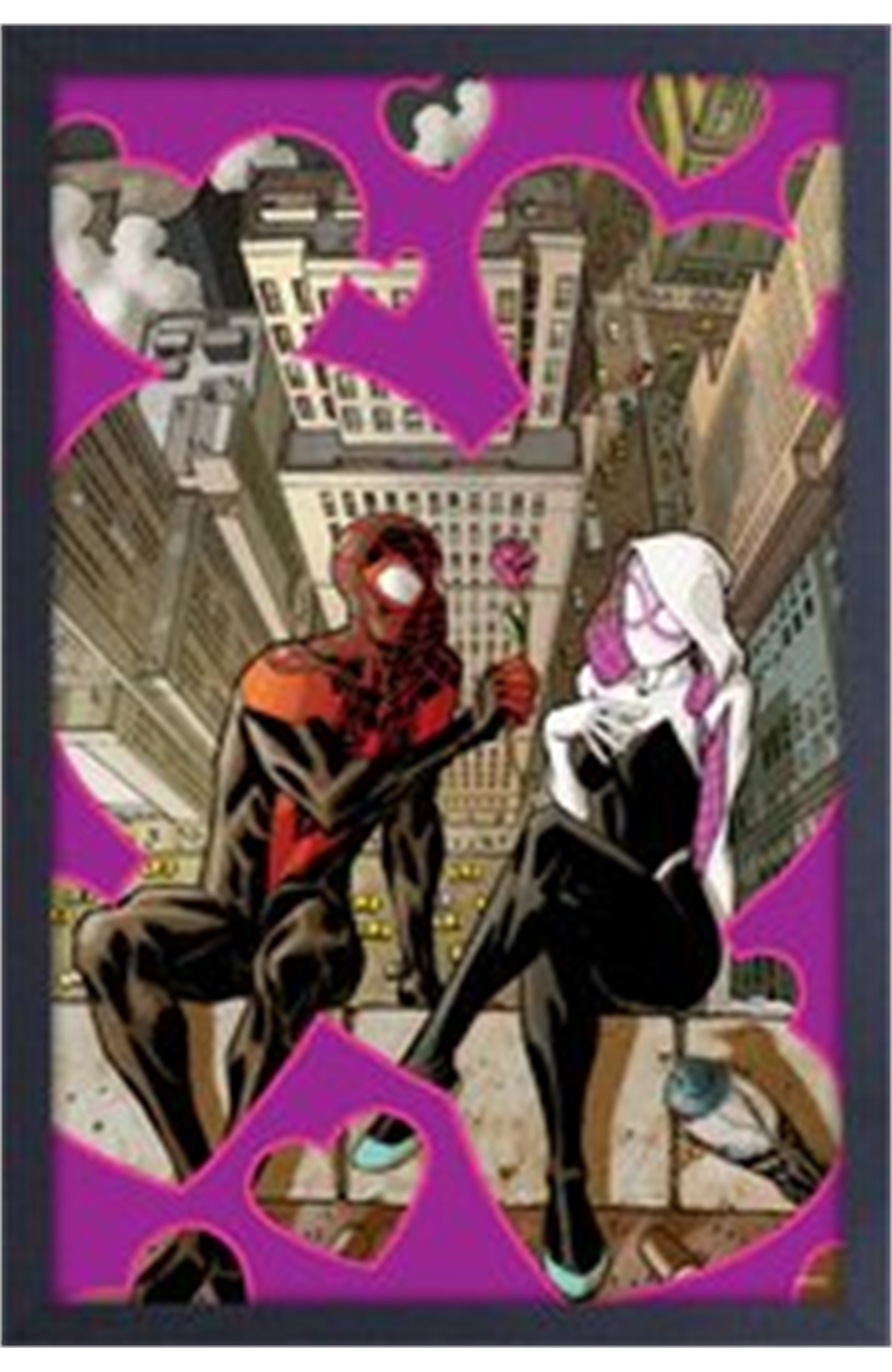 Spider-Man Romance Framed Print