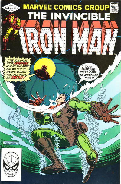 Iron Man #158 [Direct] - Fn/Vf 7.0