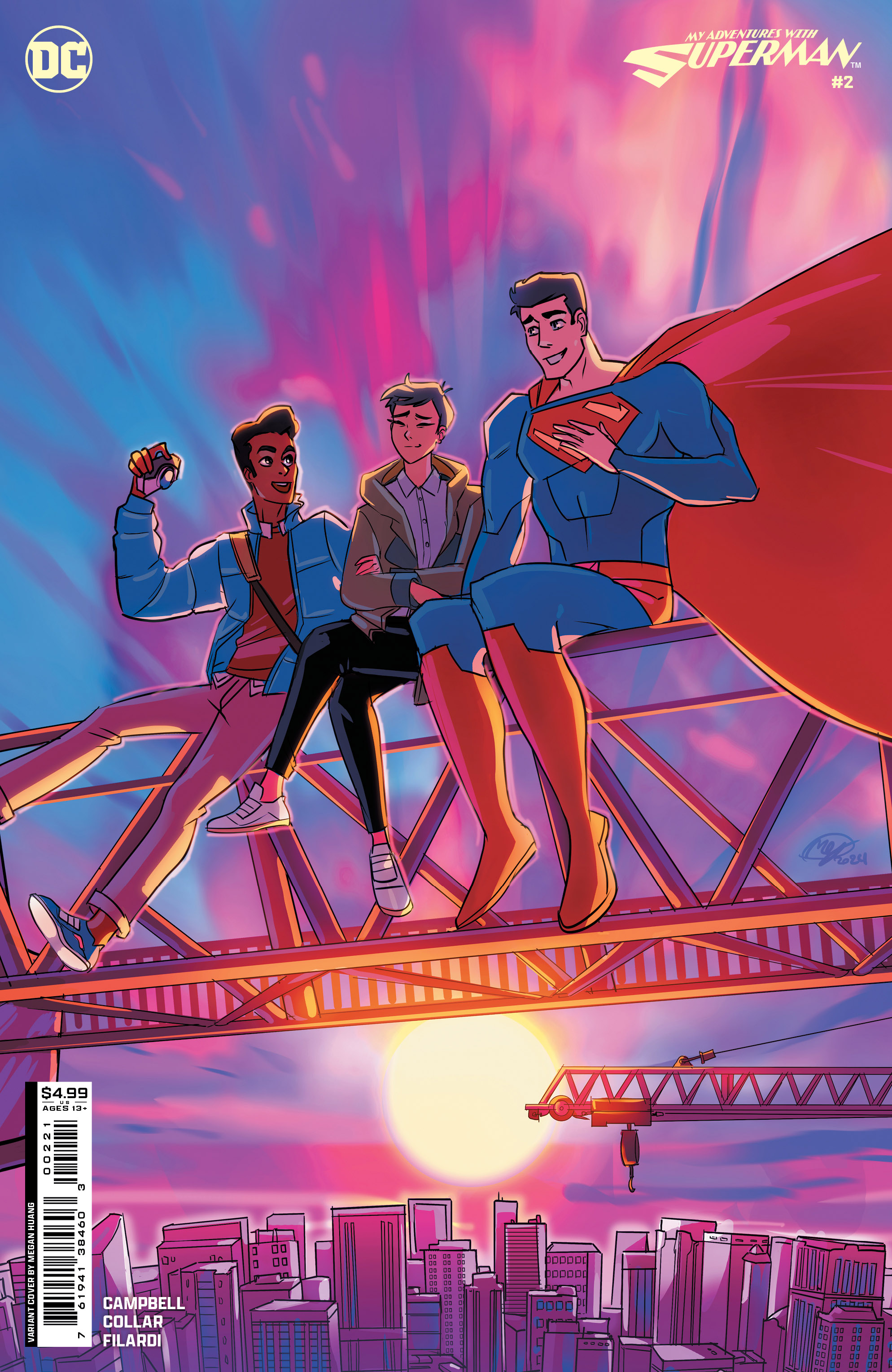 My Adventures with Superman #2 Cover B Megan Huang Card Stock Variant (Of 6)