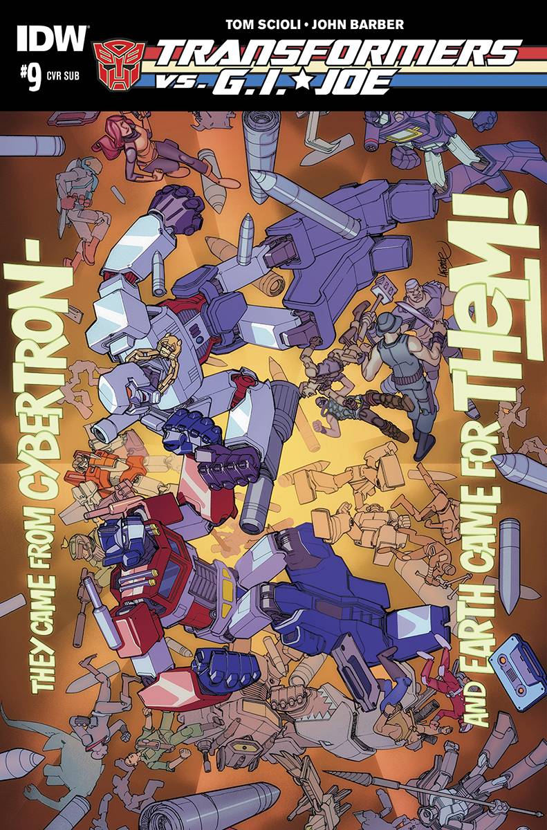 Transformers Vs GI Joe #9 Subscription Variant