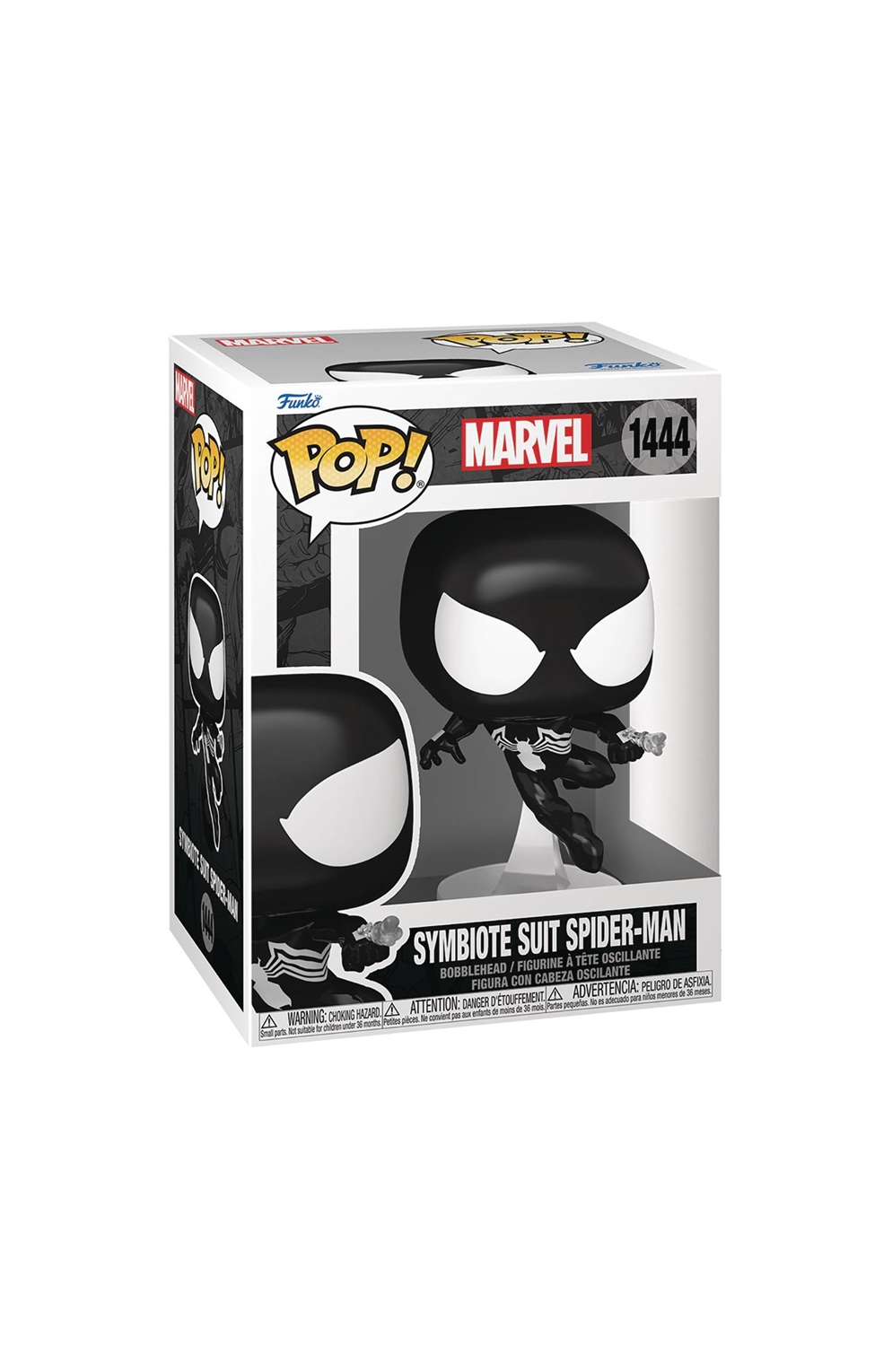 Spider-Man Comics Symbiote Suit Spider-Man Funko Pop! Vinyl Figure #1444