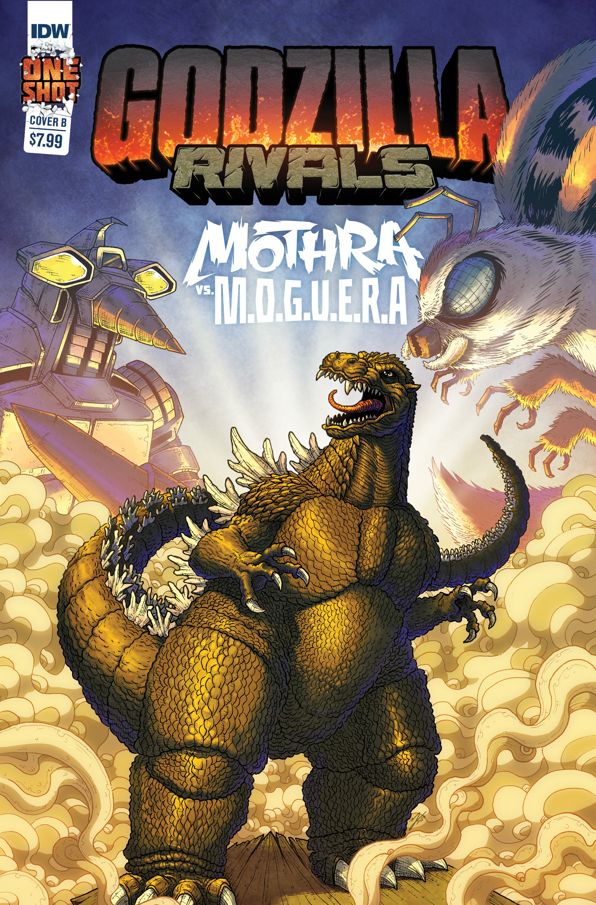 Godzilla Rivals #12 Mothra Vs M.O.G.U.E.R.A. Cover B Vasquez