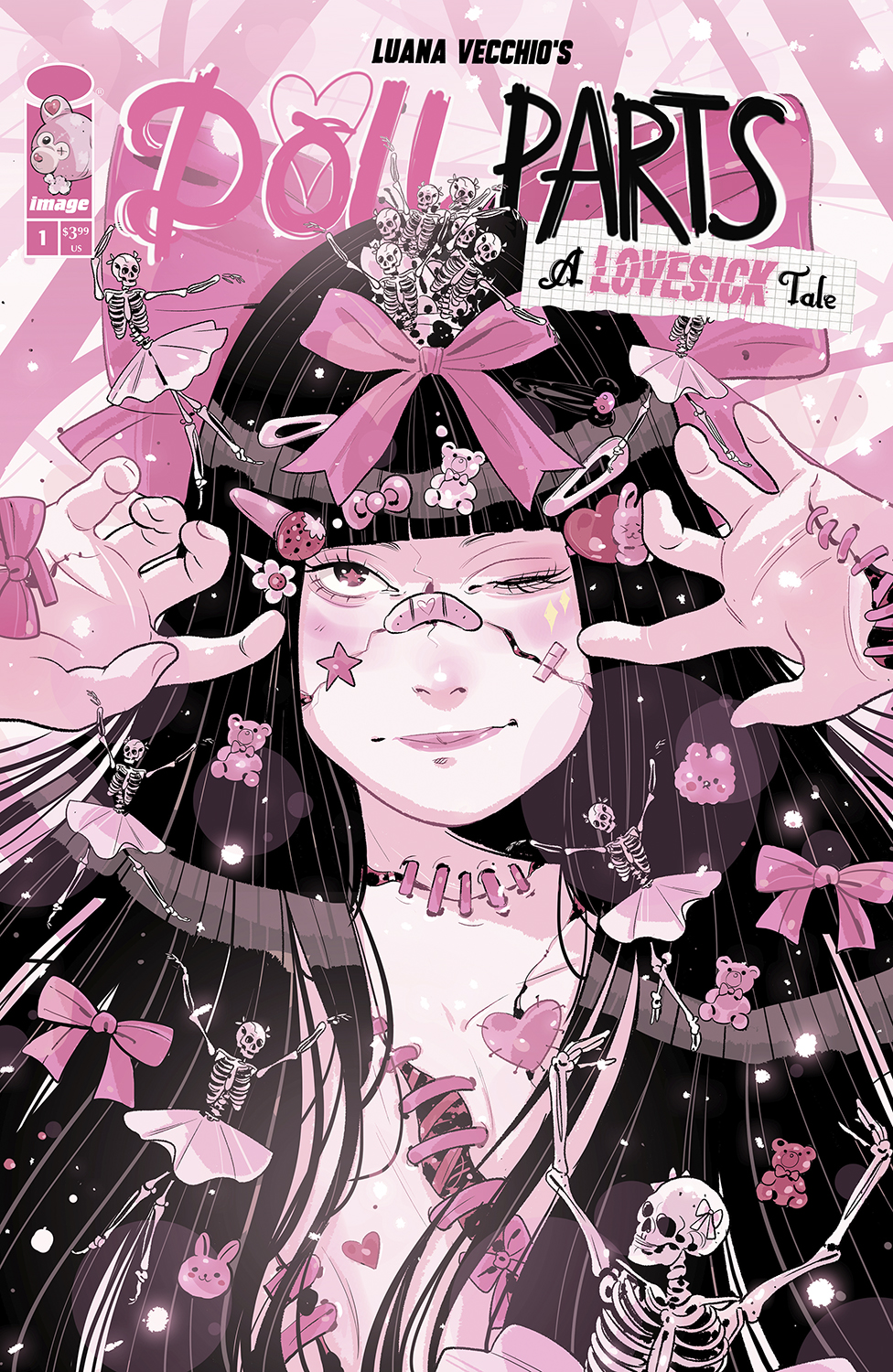 Doll Parts A Lovesick Tale #1 Cover B Luana Vecchio Bows Variant (Mature) (Of 4)