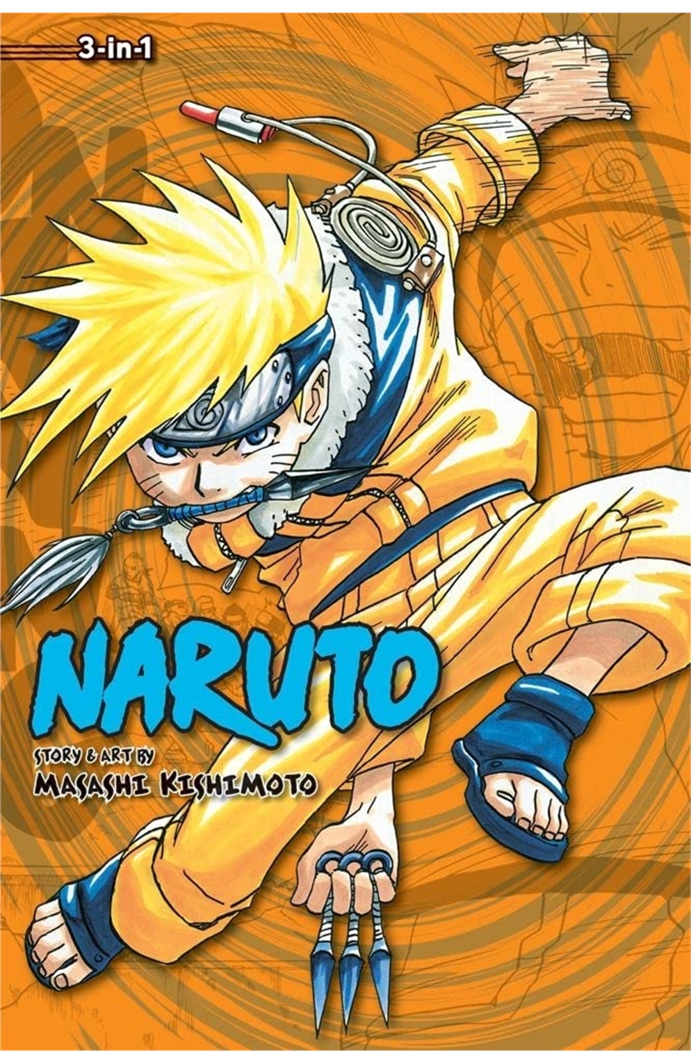 Naruto 3-In-1 Edition Manga Volume 2 (2023 Printing)