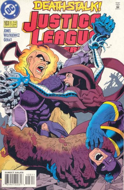 Justice League America #103 [Direct Sales]-Fine (5.5 – 7) (1989)