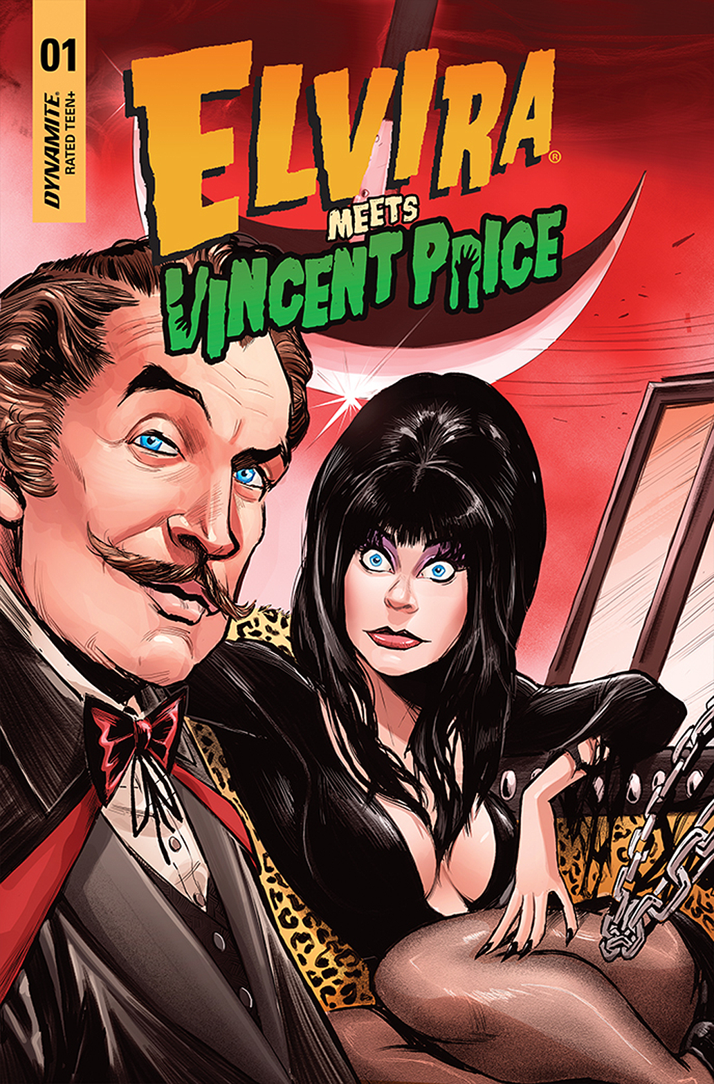 Elvira Meets Vincent Price #1 Cover B Samu