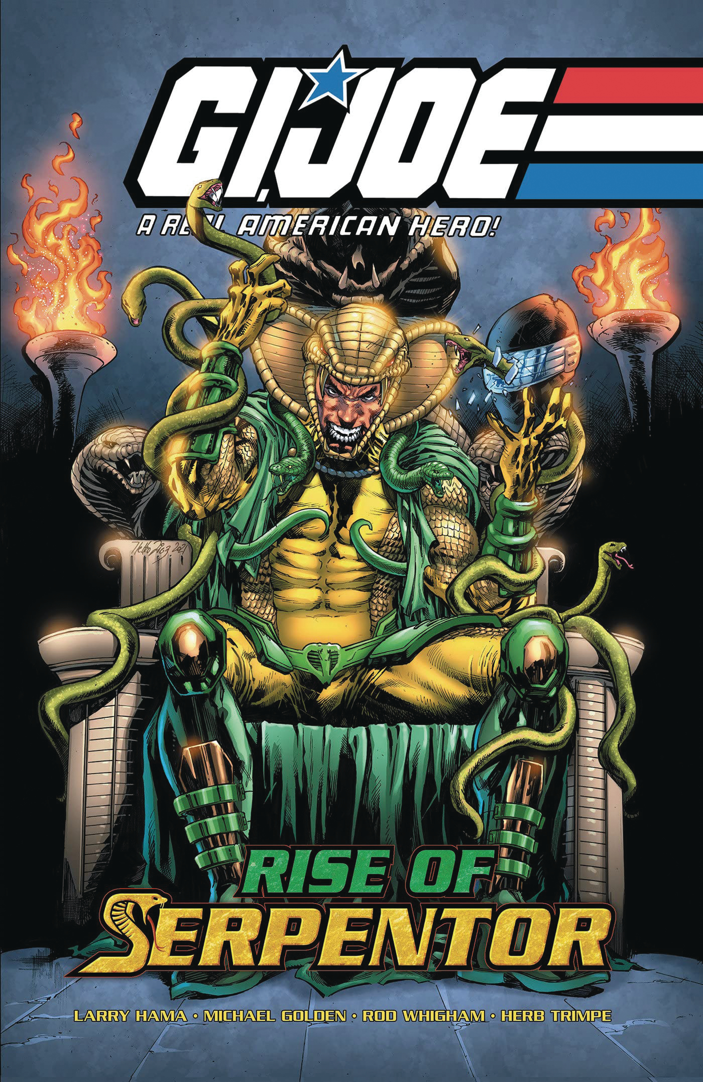 GI Joe Real American Hero Hardcover Rise of Serpentor