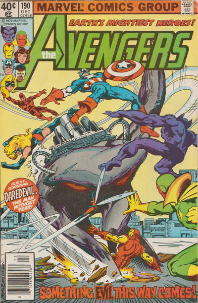 The Avengers #190 [Newsstand] - Vf 8.0