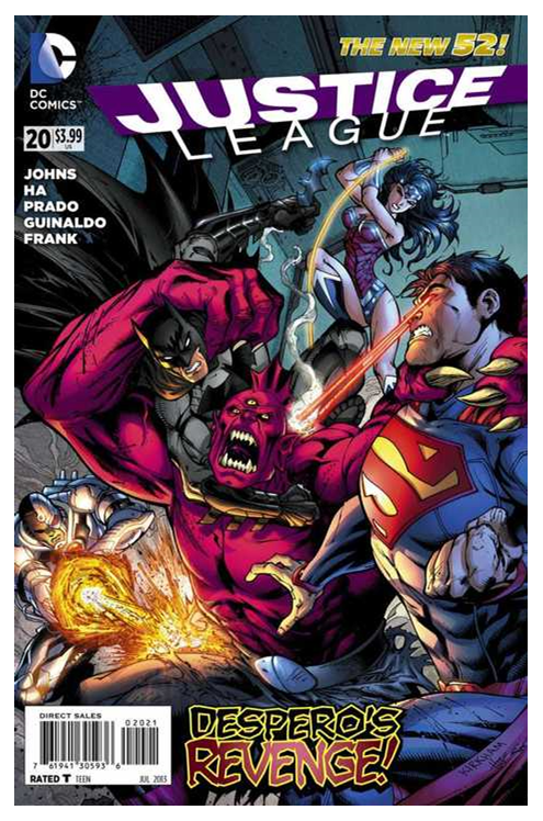 Justice League #20 Gated Variant Howard Porter (2011)