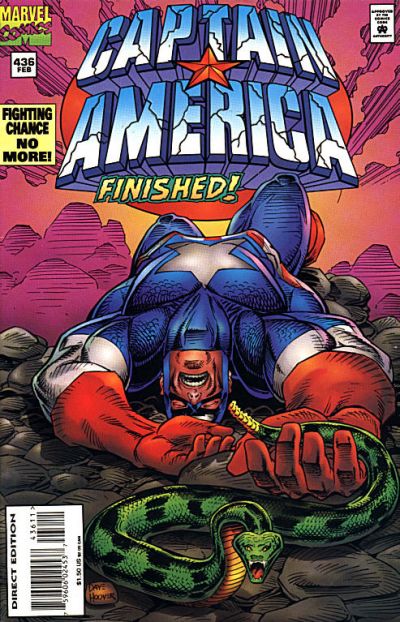 Captain America #436 [Direct Edition] - Fn- 