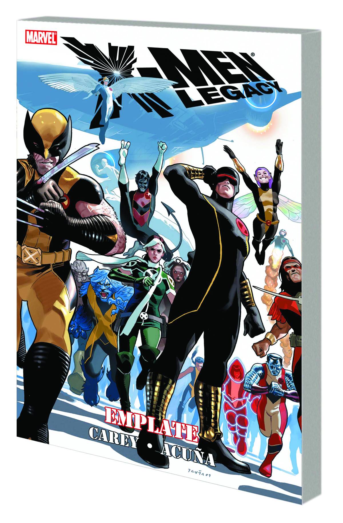 X-Men Legacy Emplate Graphic Novel