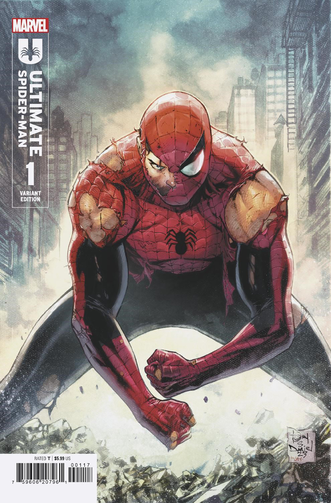 Ultimate Spider-Man #1 Tony Daniel Variant 1 for 25 Incentive