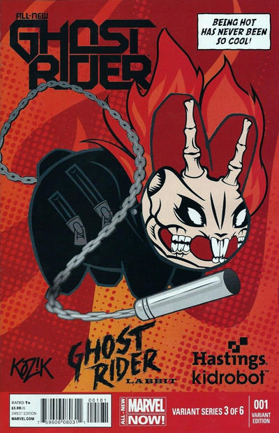 All-New Ghost Rider #1 [Frank Kozik Hastings Exclusive Variant]-Very Fine (7.5 – 9)