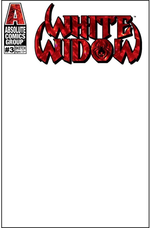 White Widow #3 [Kickstarter Blank Red Foil Variant] - Vf