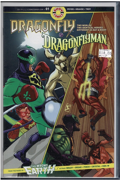Dragonfly & Dragonflyman #1-5 Comic Pack Full Series!