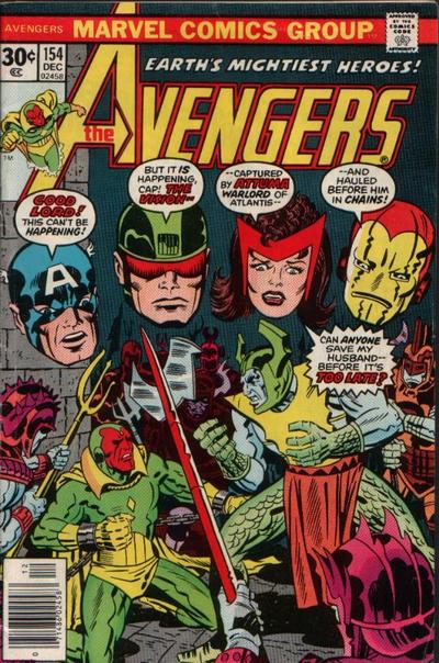 The Avengers #154  Very Fine -