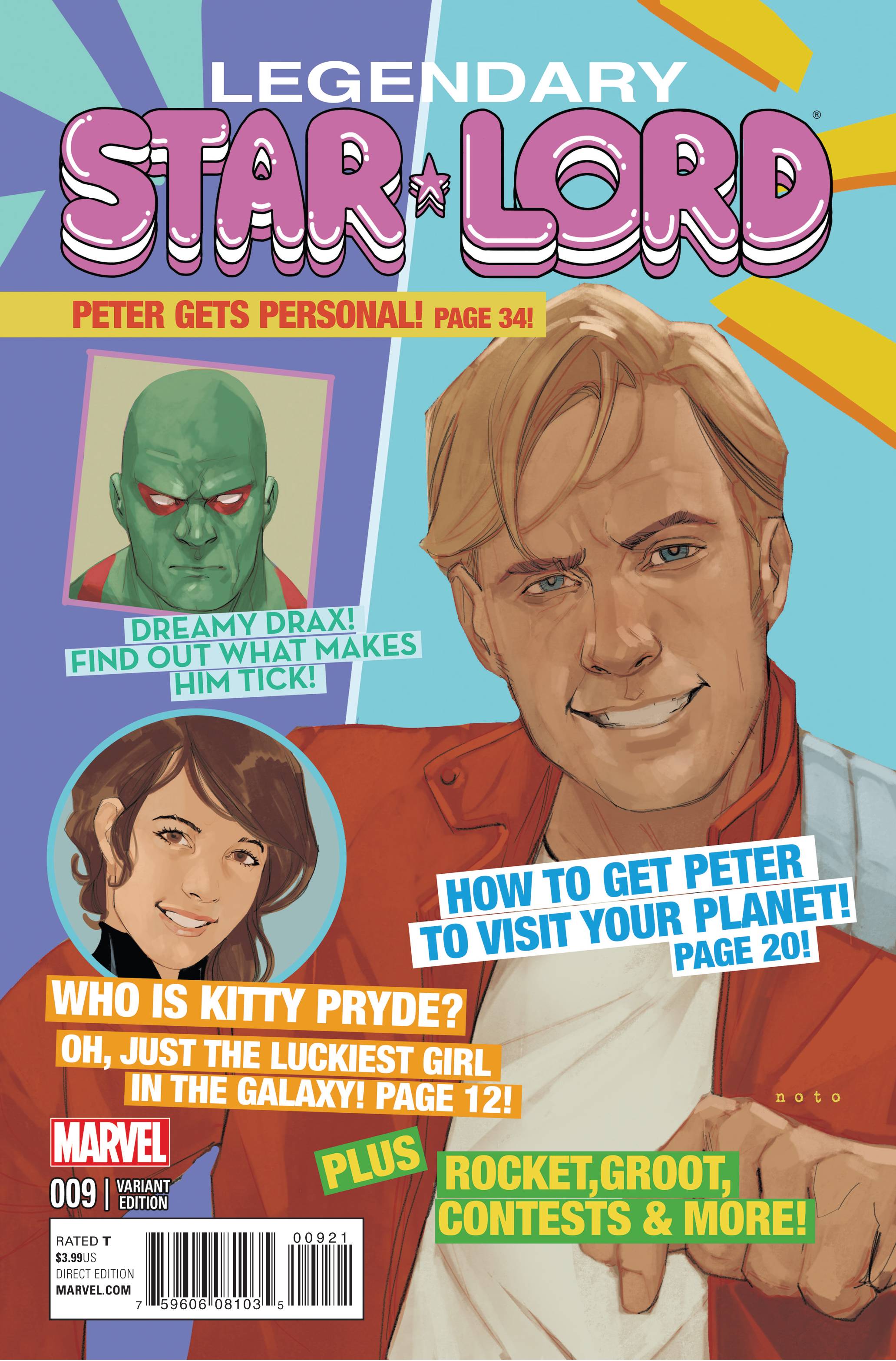 Legendary Star Lord #9 Noto Variant