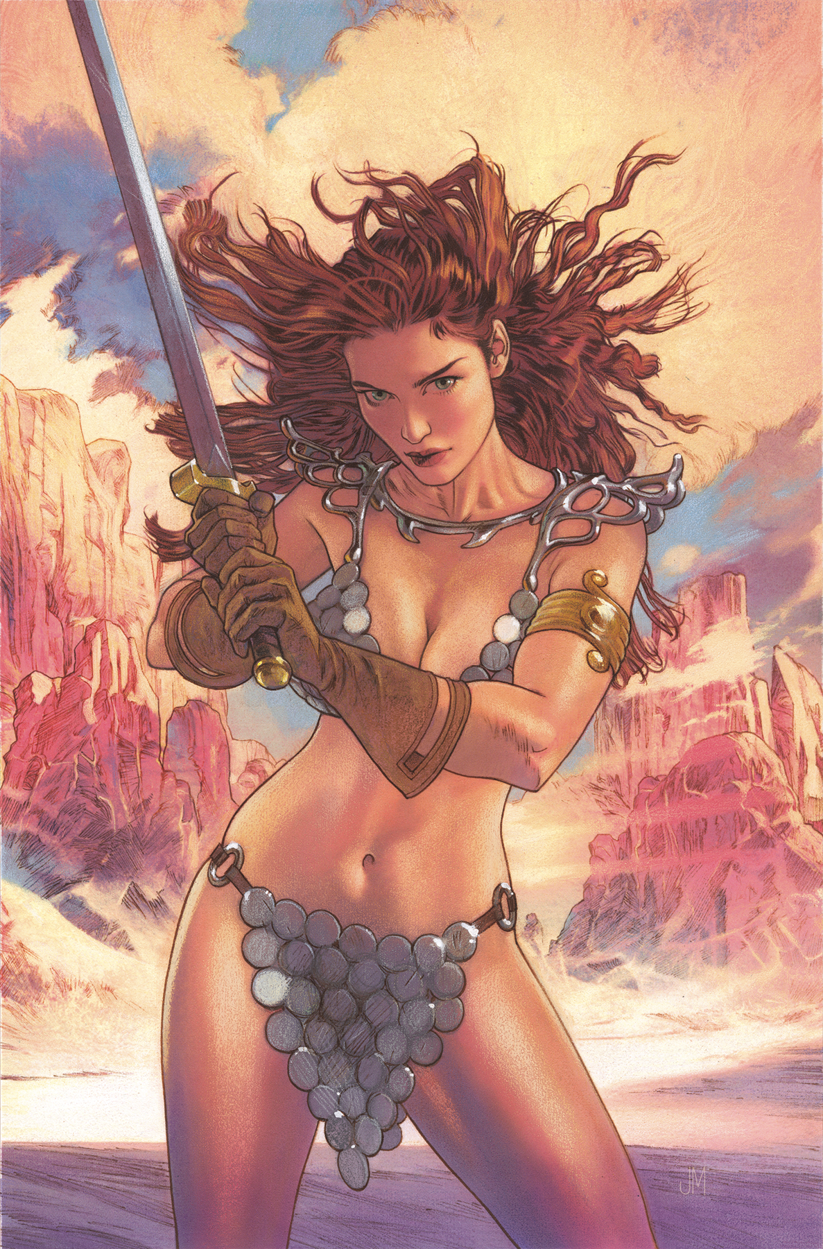 Red Sonja Empire of the Damned #3 Cover J 15 Copy Incentive Middleton Foil Virgin