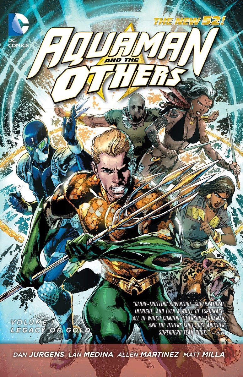 Aquaman and the Others Graphic Novel Volume 1 Legacy of Gold (New 52)