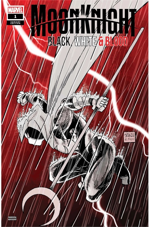 Moon Knight: Black White Blood #1 1 For 25 Incentive Stan Sakai