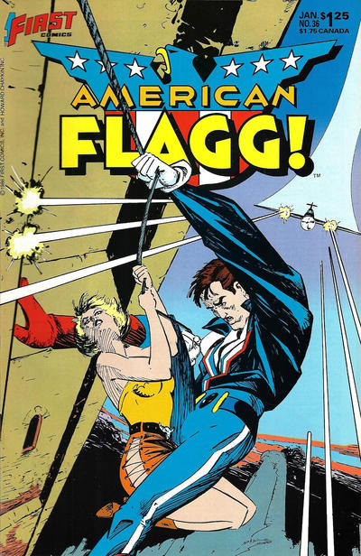 American Flagg! #36-Fine (5.5 – 7)