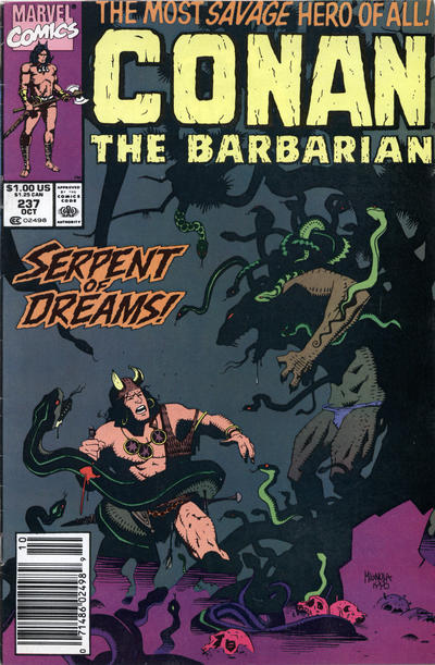 Conan The Barbarian #237 [Newsstand]-Fine (5.5 – 7)