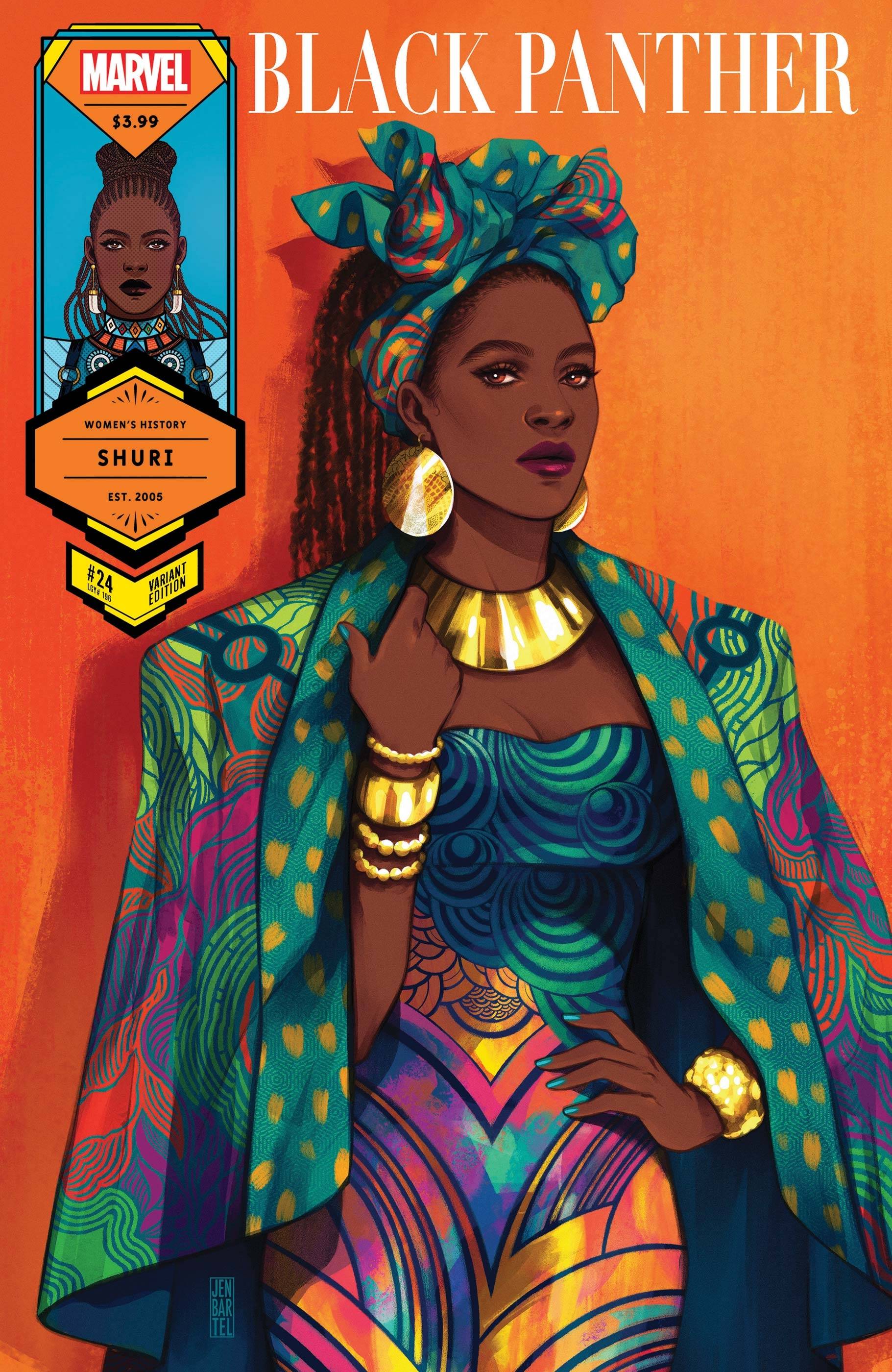 Black Panther #24 Bartel Shuri Womens History Month Variant (2018)