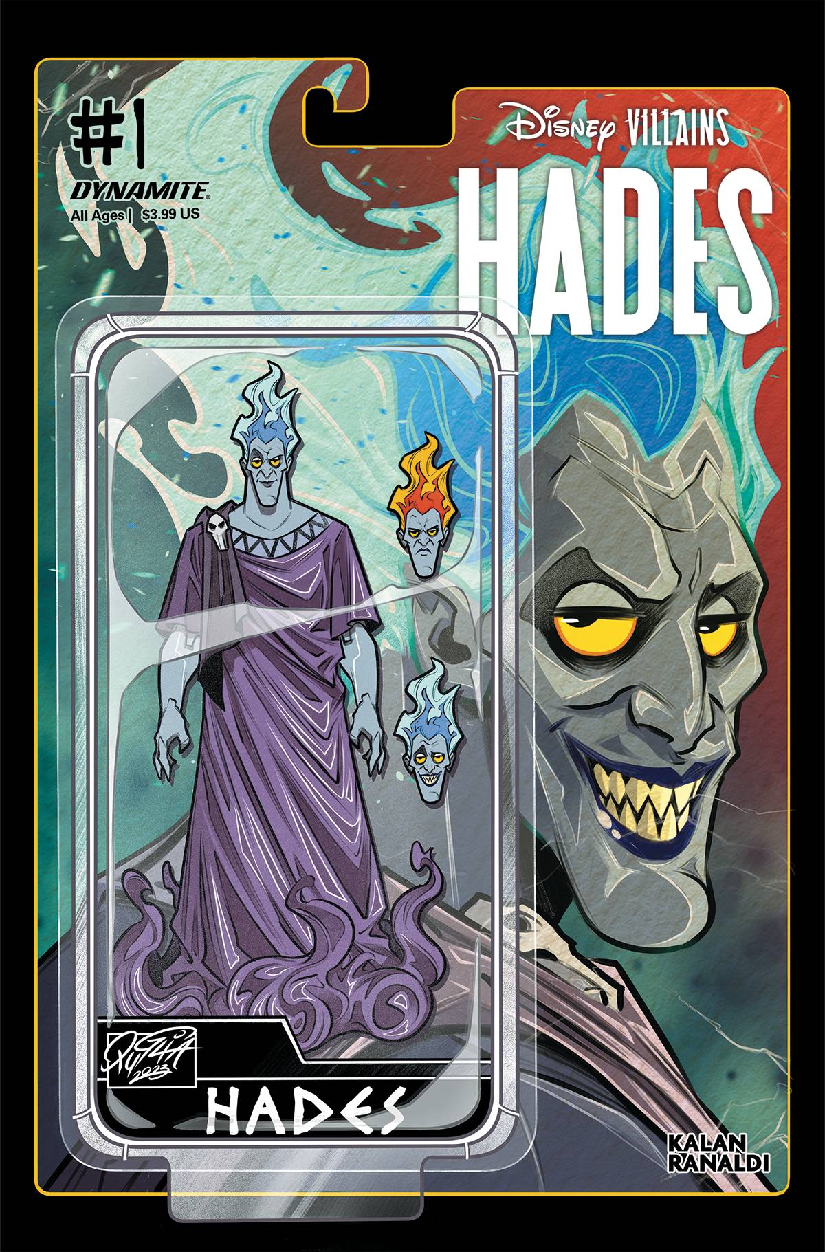 Disney Villains Hades #1 Cover E Action Figure