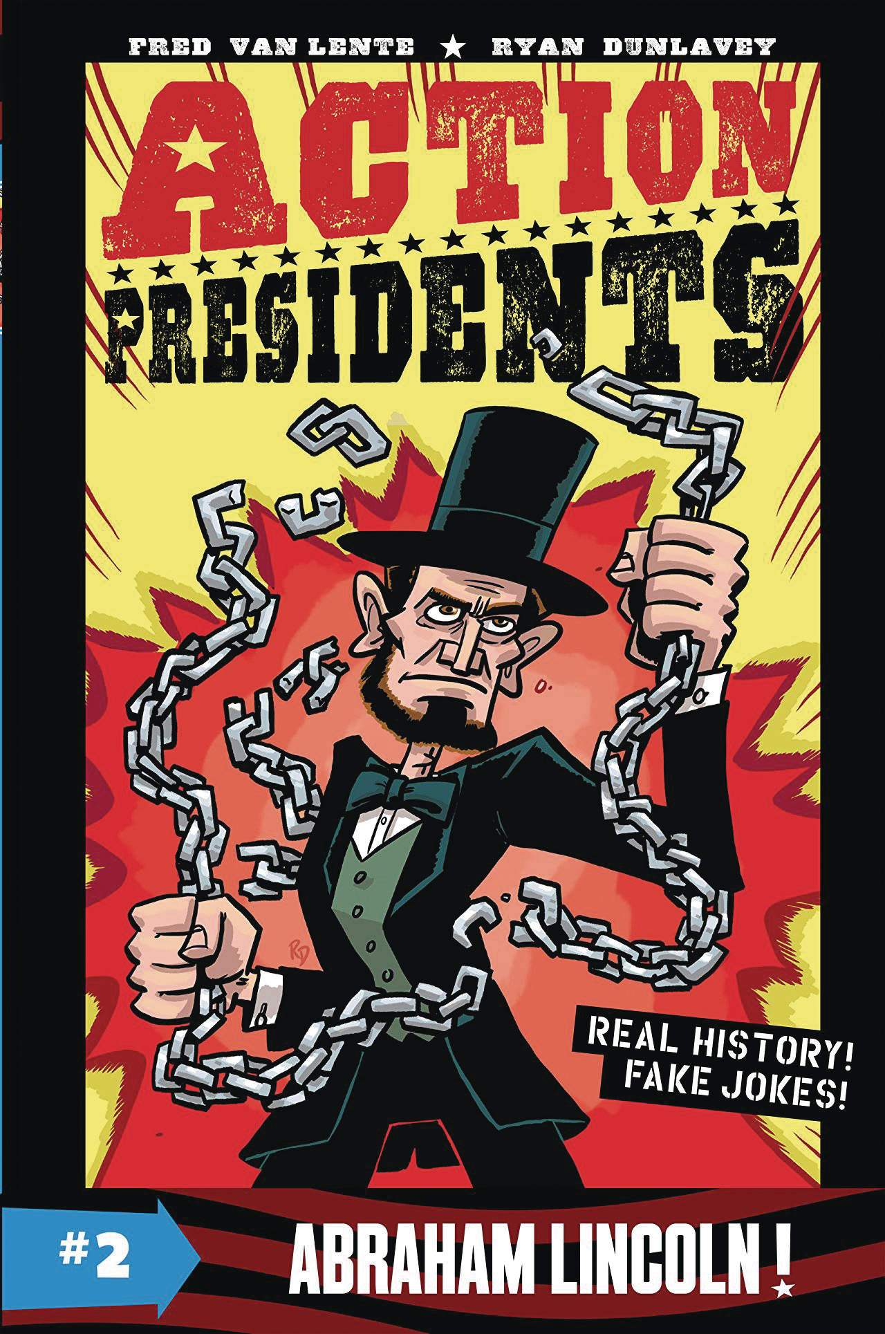 Action Presidents Color Soft Cover Graphic Novel Volume 2 Abraham Lincoln