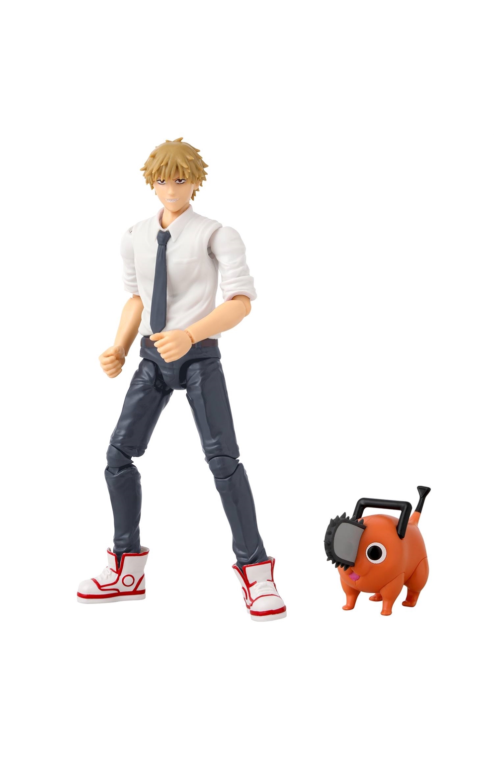 Chainsaw Man Anime Heroes Denji And Pochita 6-Inch Action Figure