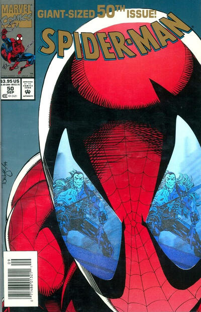 Spider-Man #50 [Newsstand Deluxe - Hologram]-Very Fine (7.5 – 9)