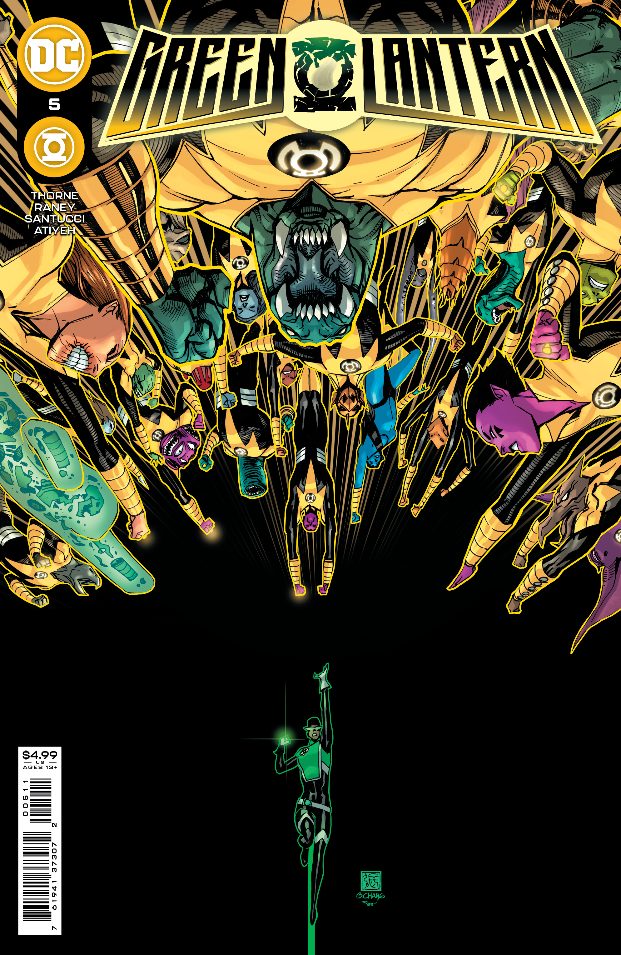 Green Lantern #5 Cover A Bernard Chang (2021)