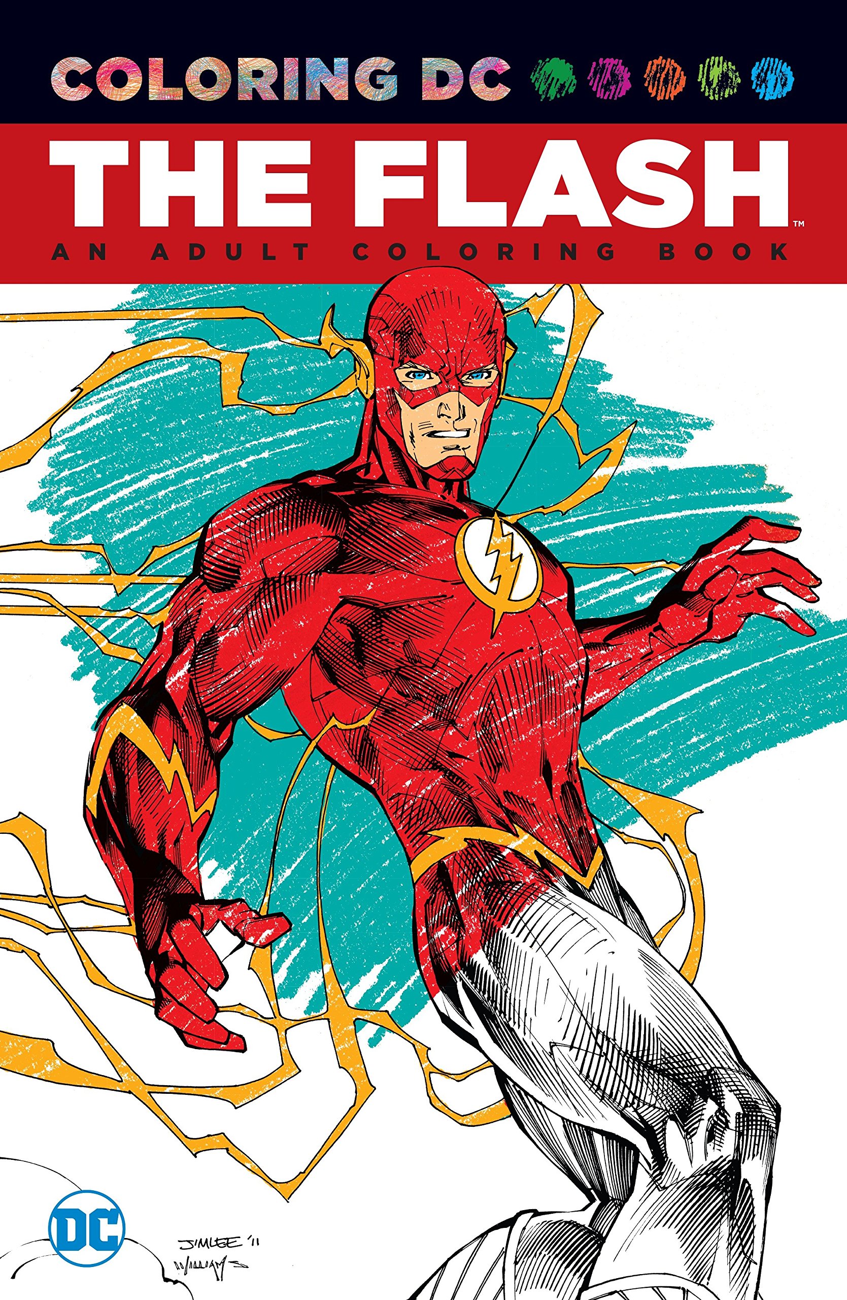 Flash an Adult Coloring Book