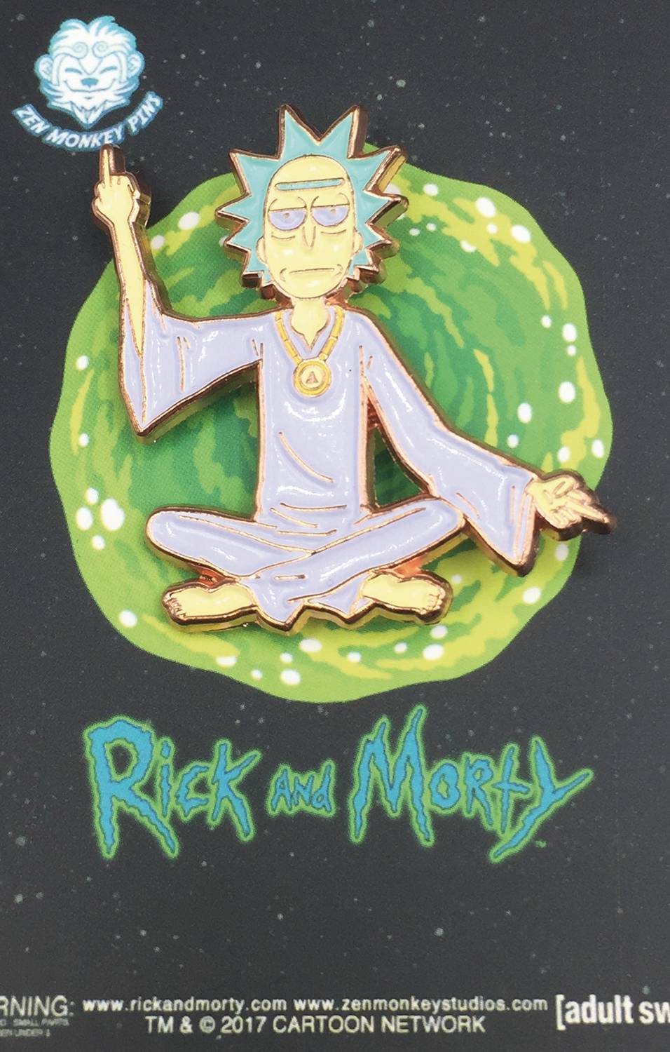 Rick and Morty Spiritual Leader Rick Lapel Pin