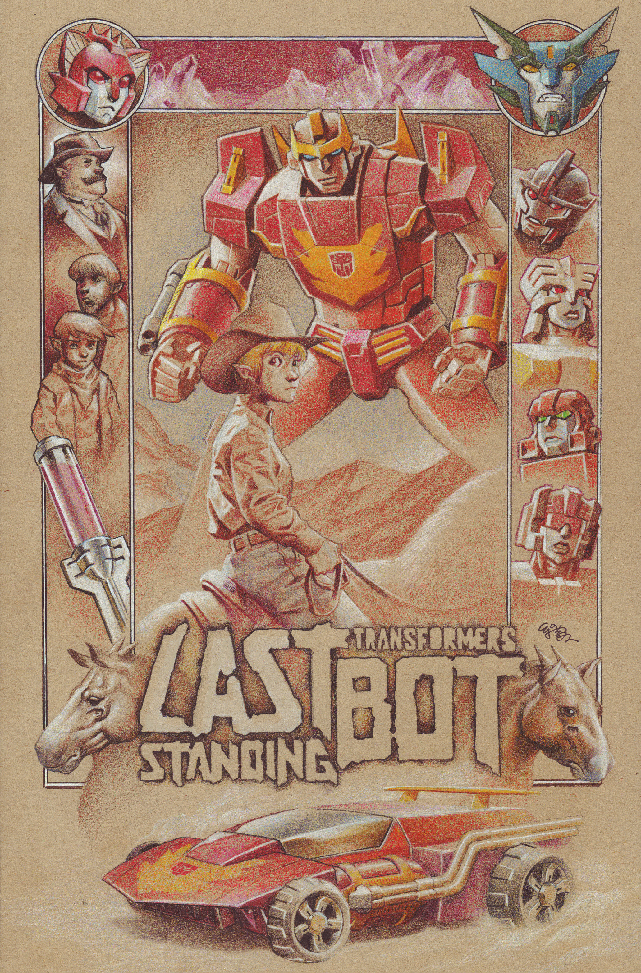 Transformers Last Bot Standing #4 Cover E 10 Copy Su Incentive
