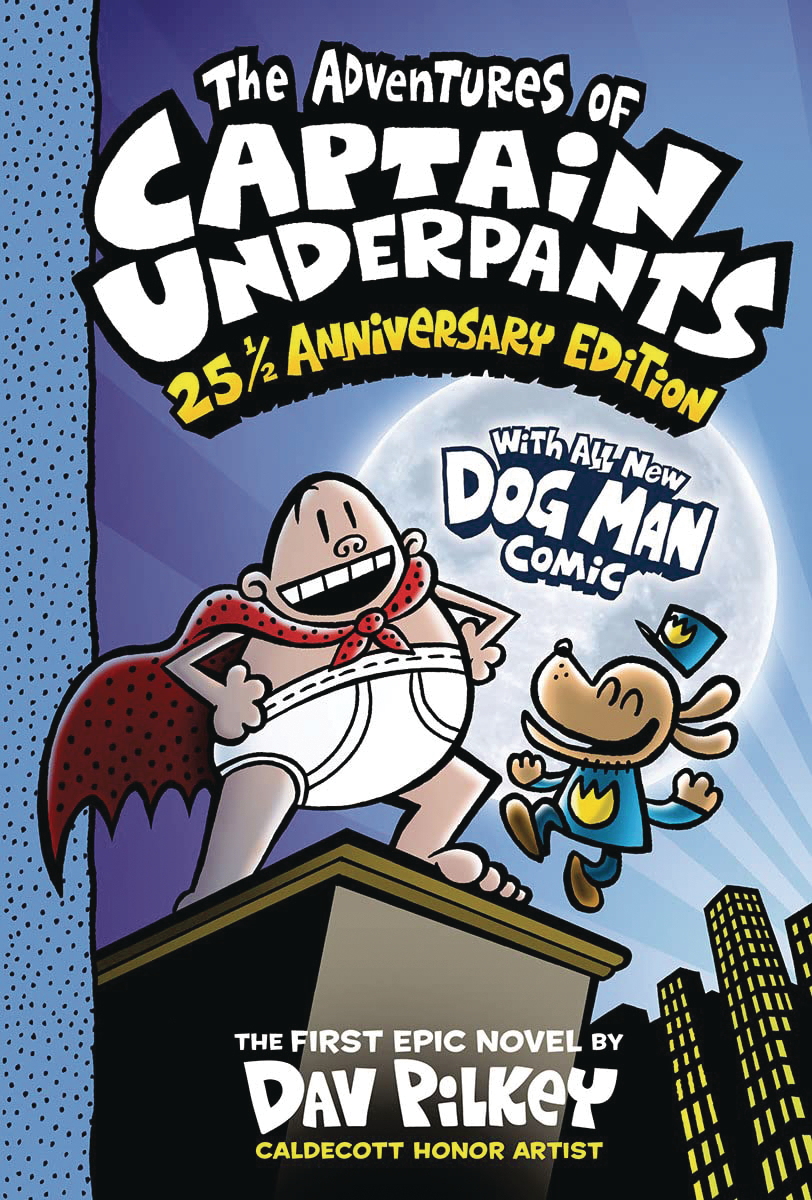 Adventures of Captain Underpants With Dog Man Comic Color Edition Hardcover