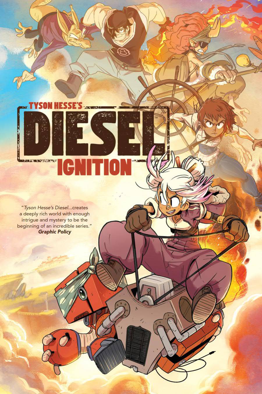 Tyson Hesse Diesel Ignition Original Graphic Novel