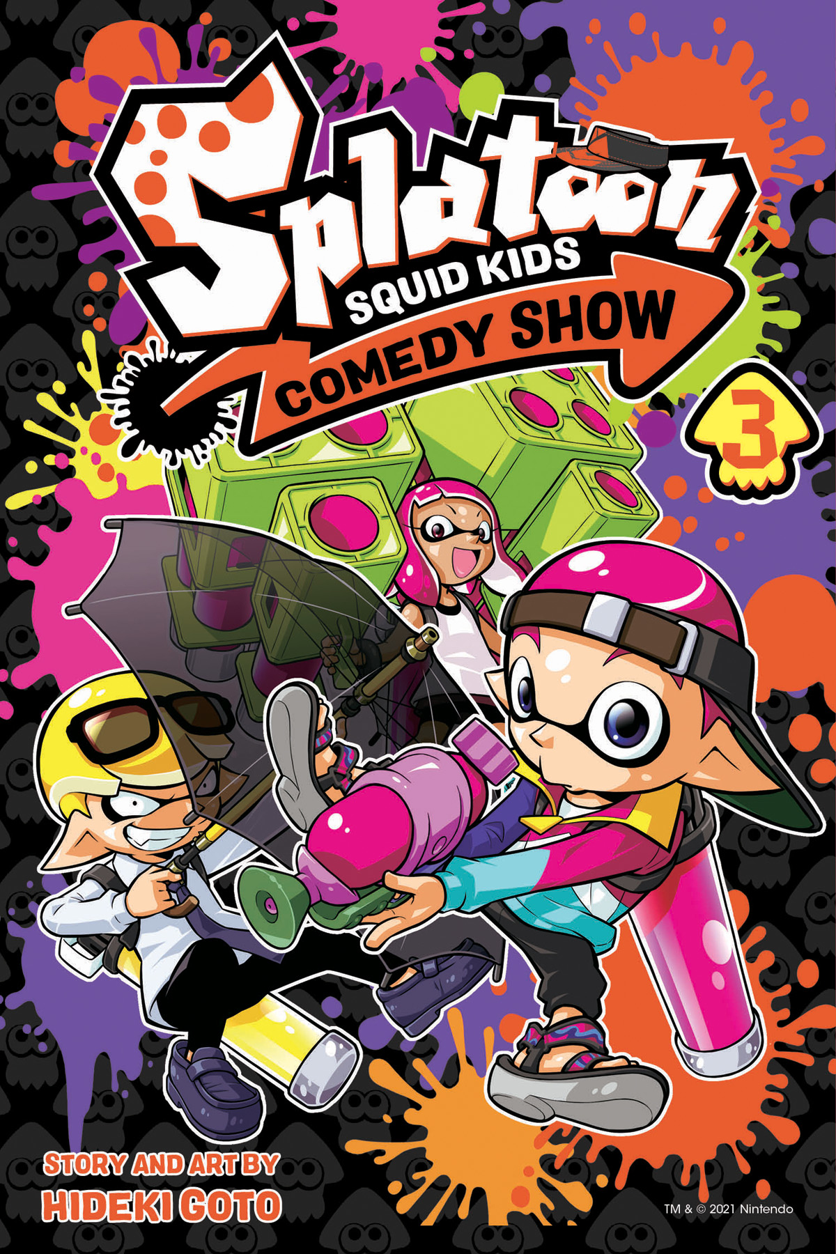 Splatoon Squid Kids Comedy Show Manga Volume 3
