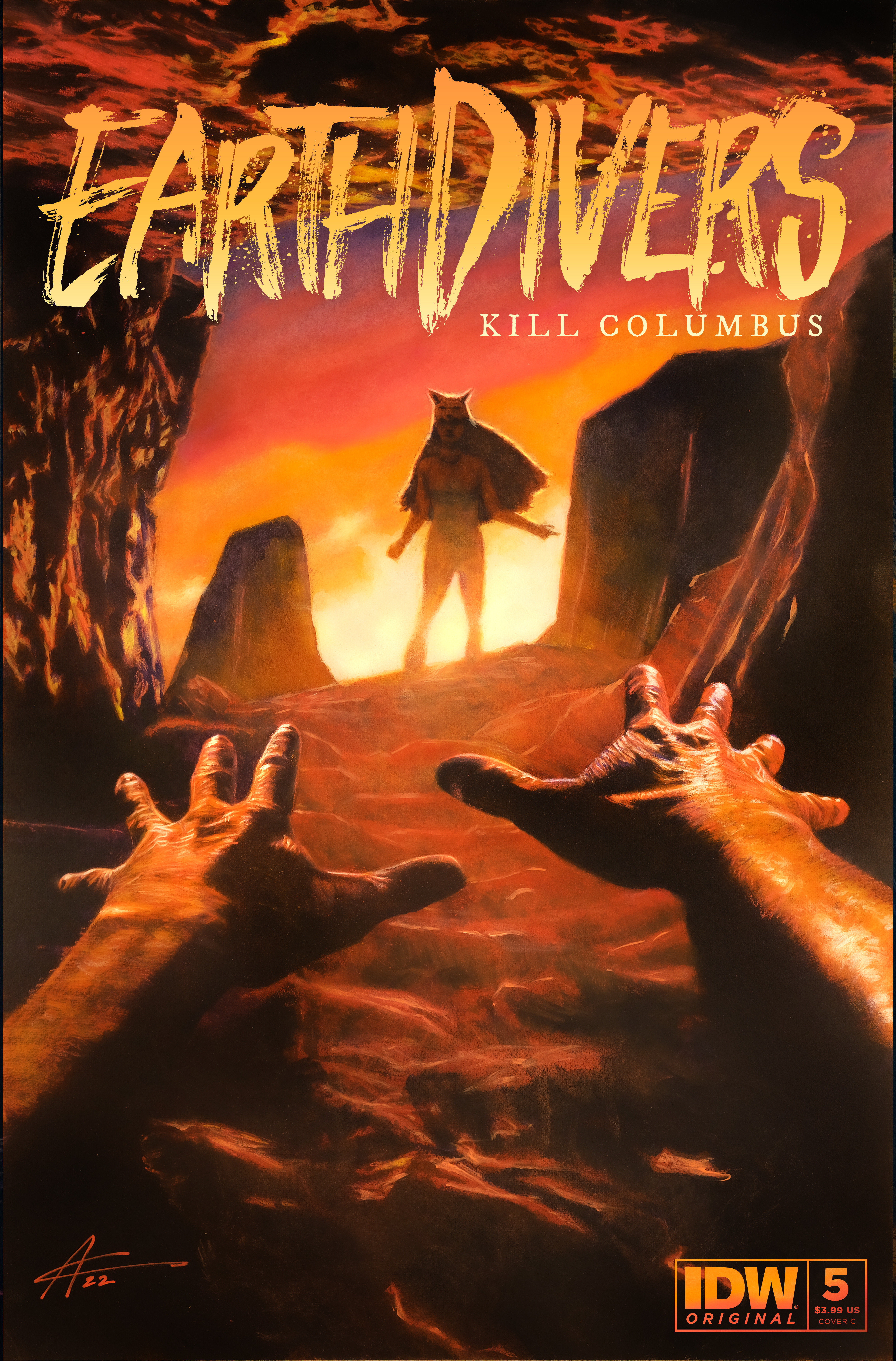 Earthdivers #5 Cover C Campbell (Mature)
