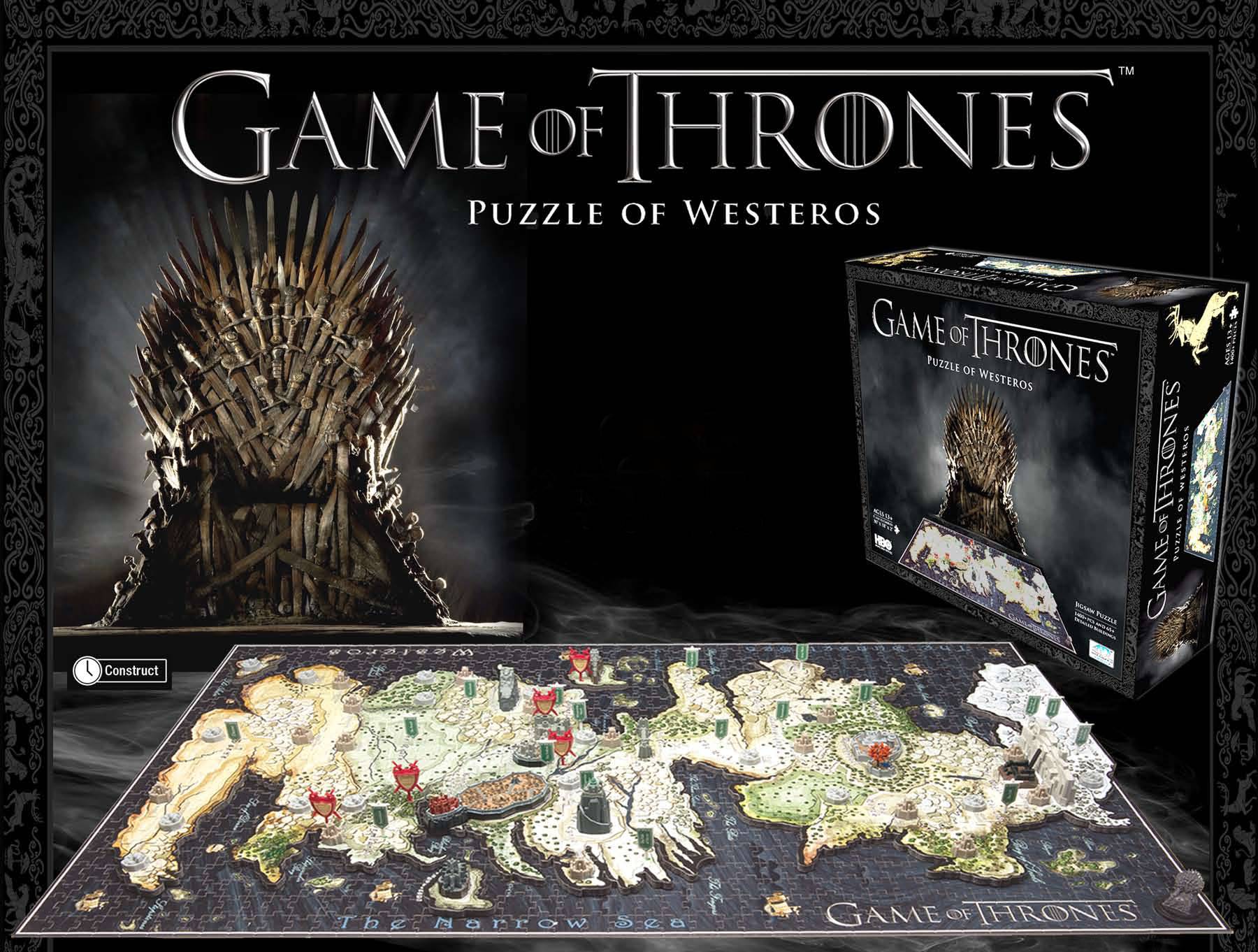 4DCityscape Game of Thrones Westeros Puzzle