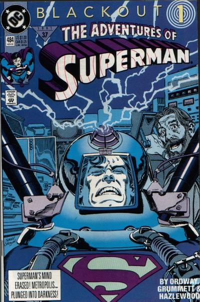 Adventures of Superman #484 [Direct]-Very Fine (7.5 – 9)