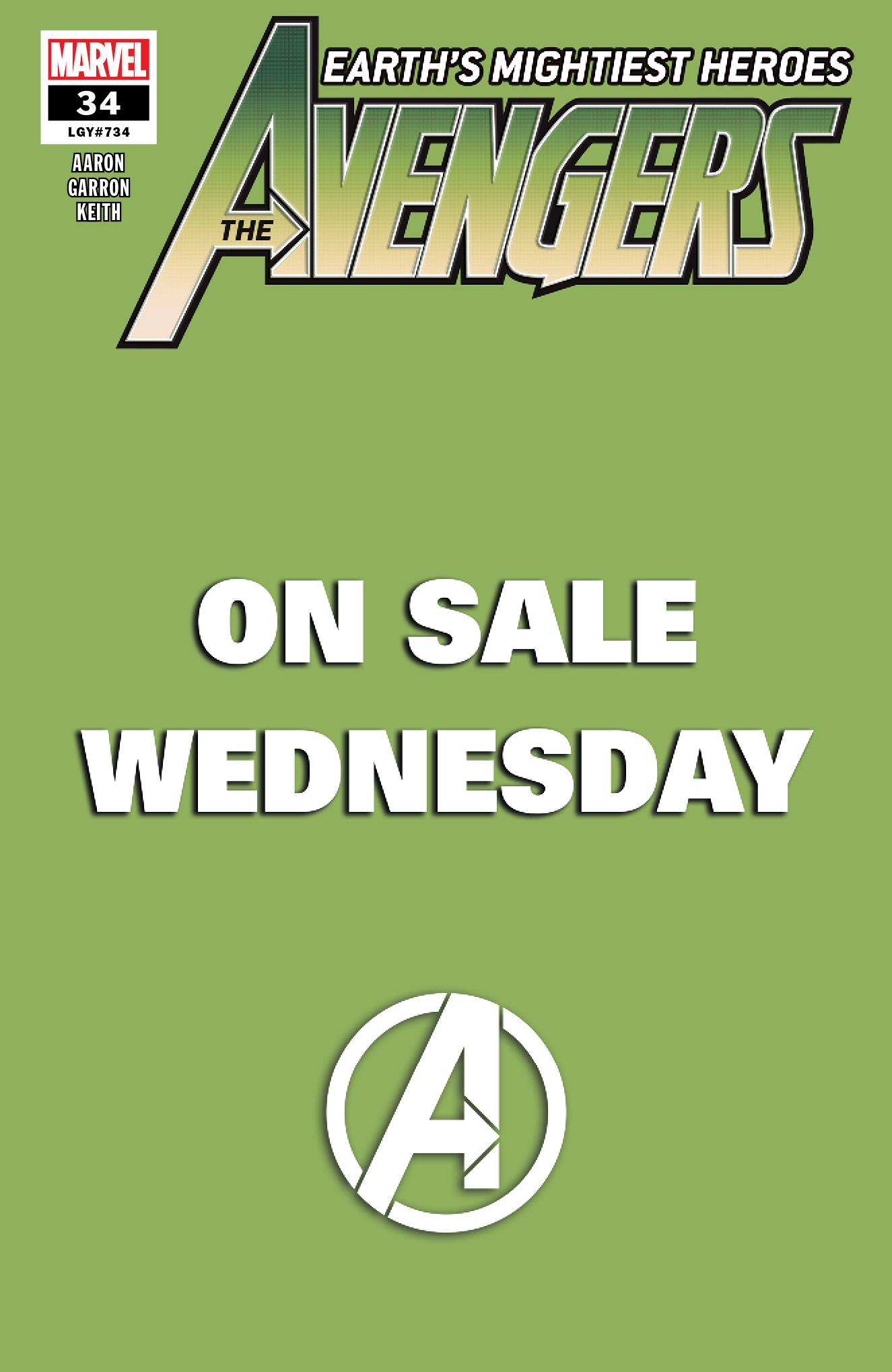 Avengers #34 Marvel Wednesday Variant (2018)
