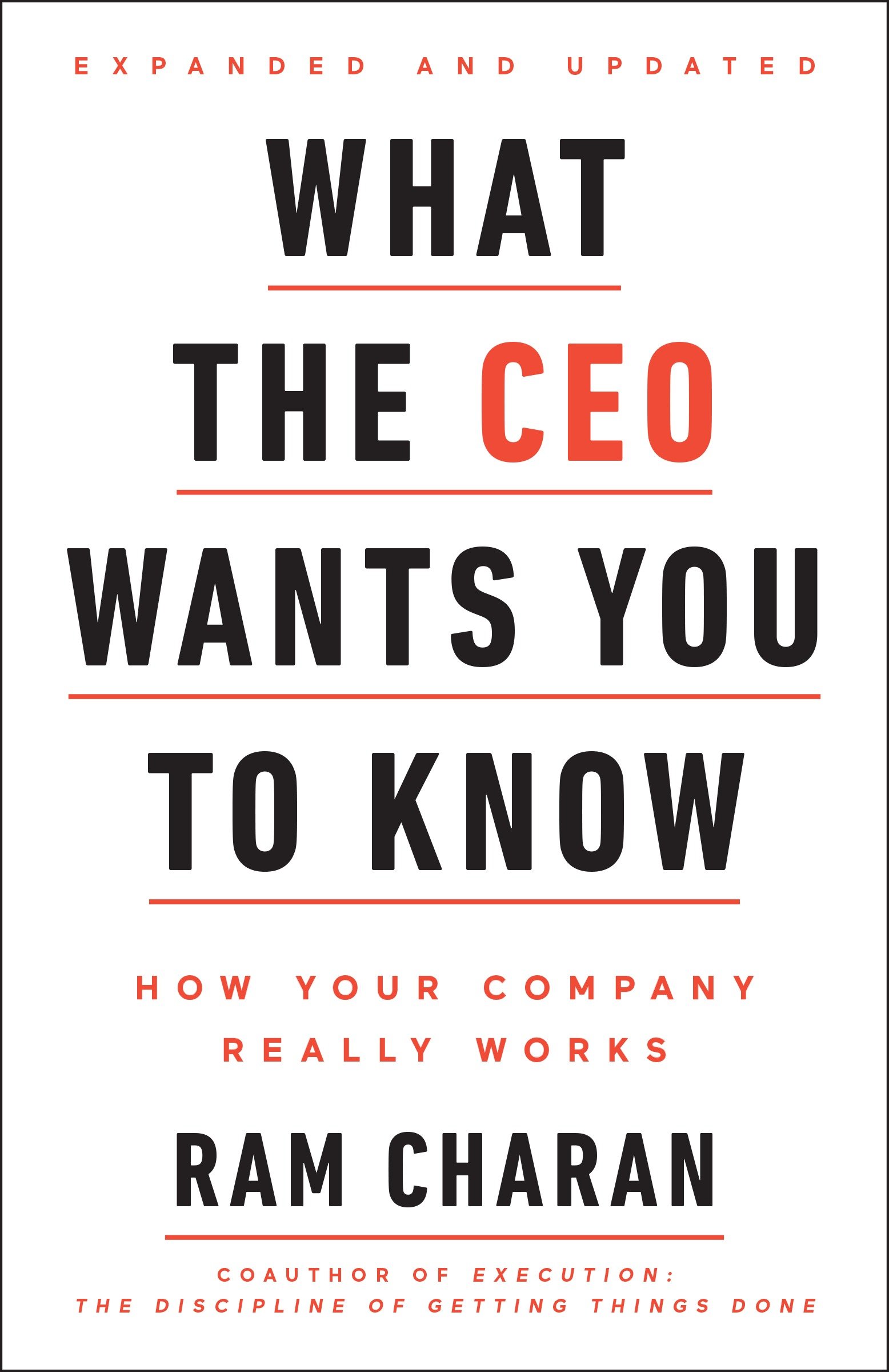What The Ceo Wants You To Know, Expanded And Updated (Hardcover Book)