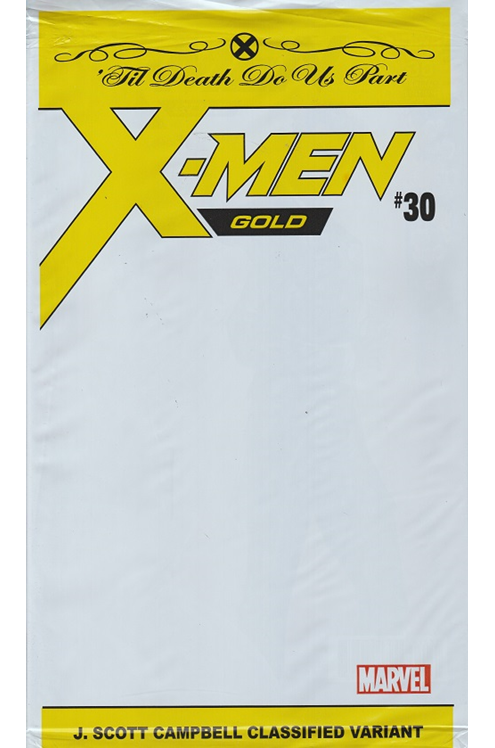 X-Men Gold #30 J.scott Campbell Classified (Polybagged) Variant