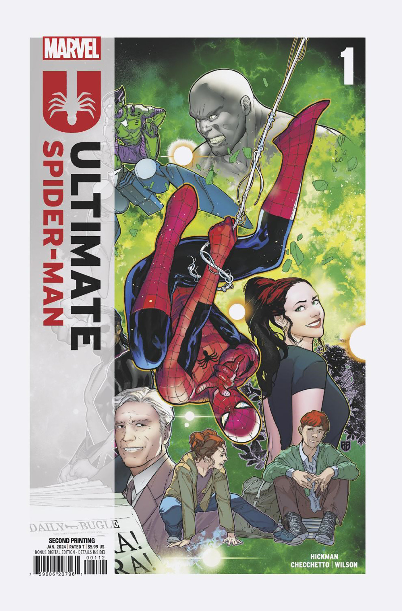 Ultimate Spider-Man #1 2nd Printing Silva Variant